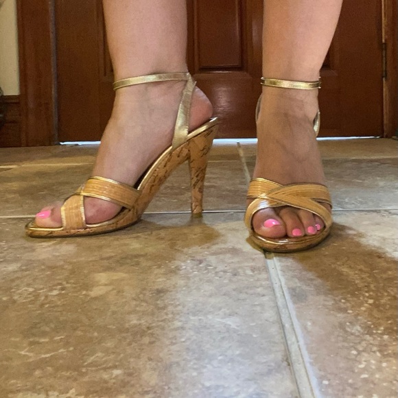 Enzo Angiolini Strappy Heels - Size 7 - Picture 6 of 6